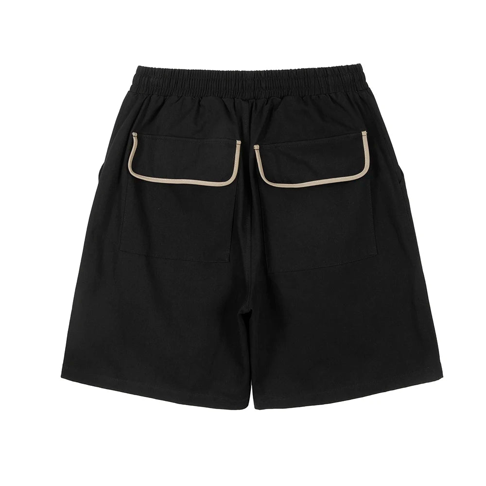 BLK POCKET SHORTS