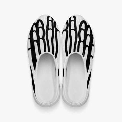 1 ONLY SKELETON MESH SLIPPERS