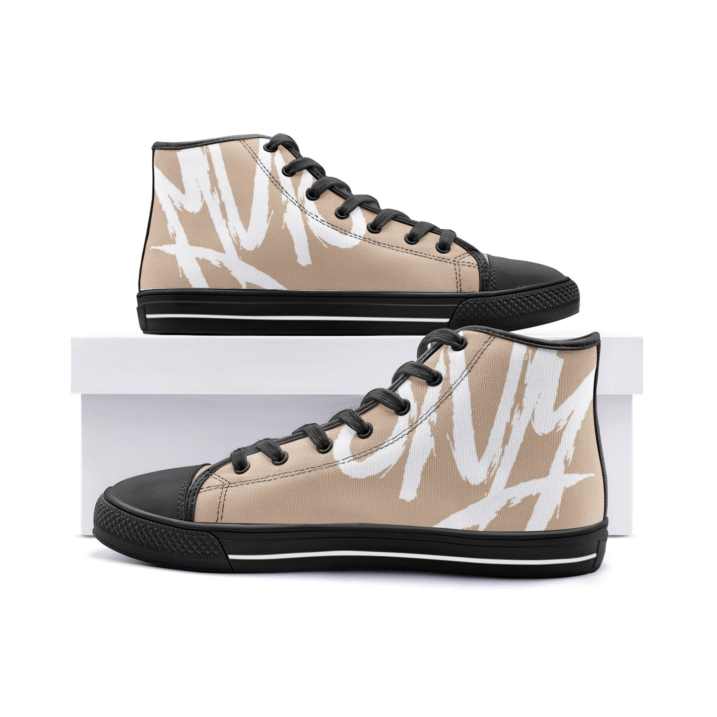 Q24 NUDE HIGH TOP SNEAKER