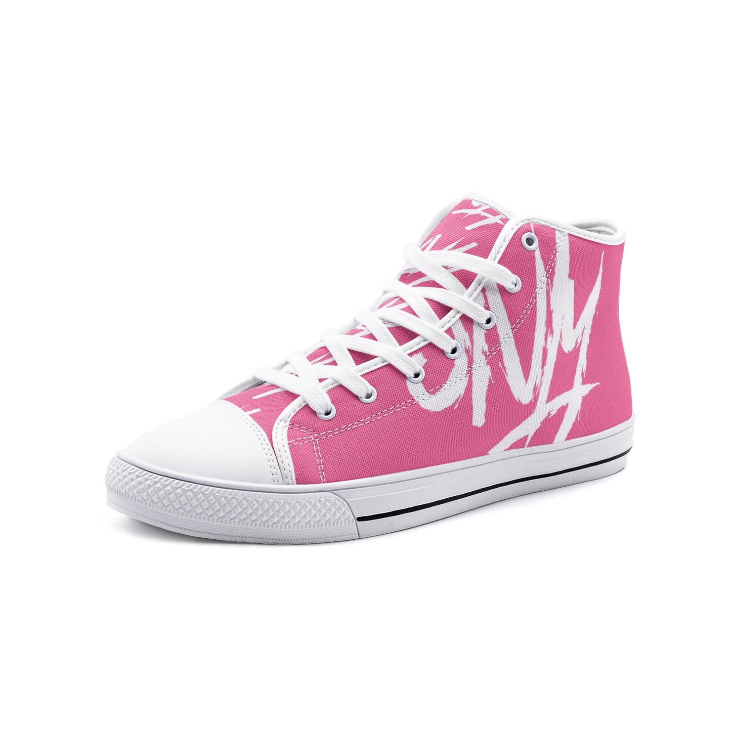 Q24 PINK HIGH TOP SNEAKER