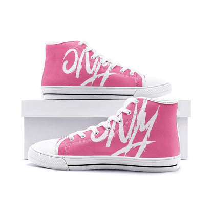 Q24 PINK HIGH TOP SNEAKER