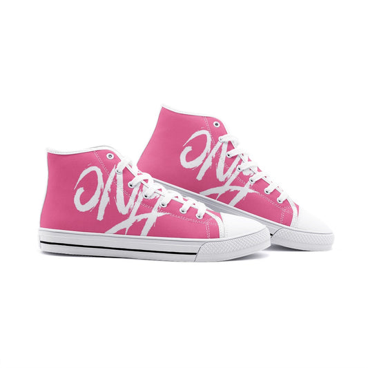 Q24 PINK HIGH TOP SNEAKER