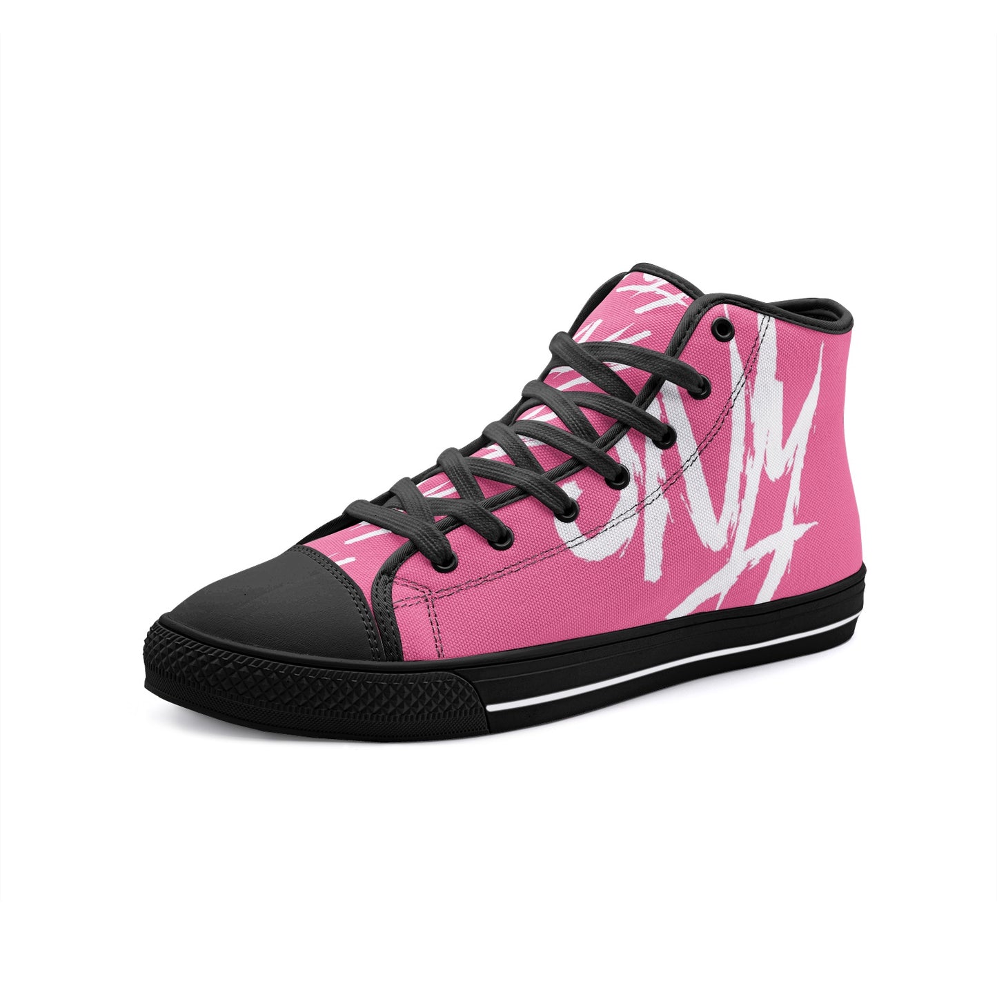 Q24 PINK HIGH TOP SNEAKER