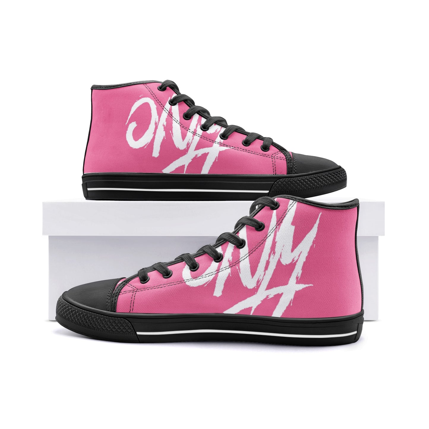 Q24 PINK HIGH TOP SNEAKER