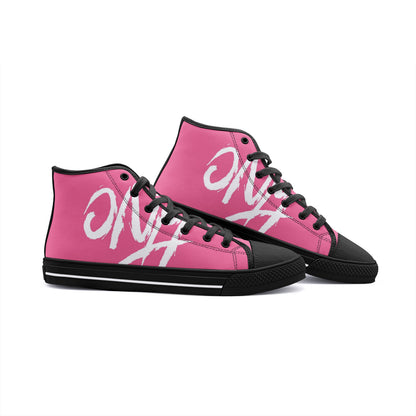 Q24 PINK HIGH TOP SNEAKER